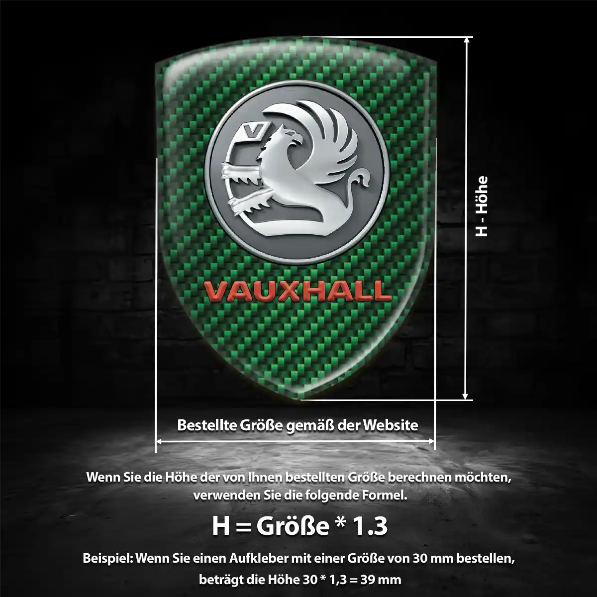 Vauxhall Aufkleber Emblem Auto Markenedition