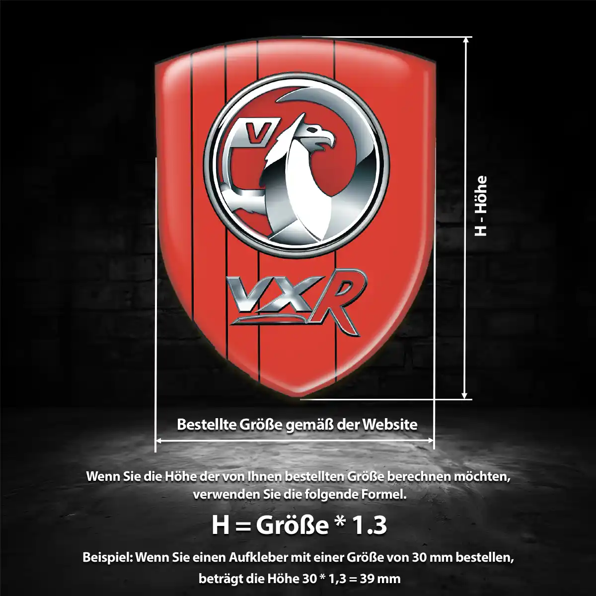 Vauxhall Aufkleber Emblem Auto Premiumqualität