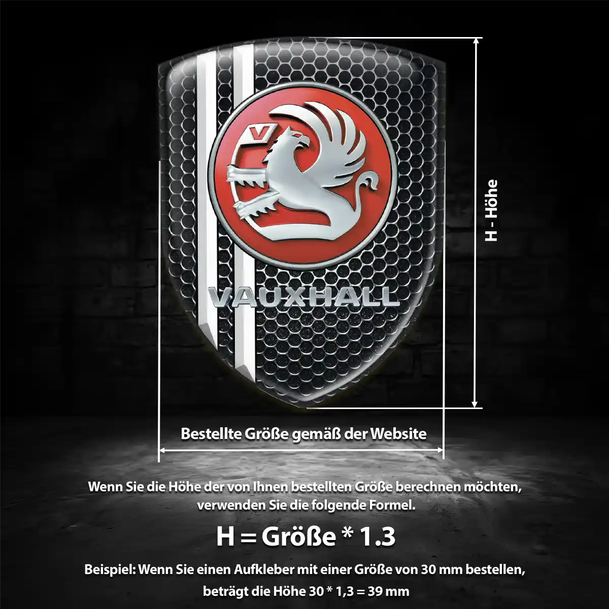 Vauxhall Aufkleber Embleme Silikon Auto Interieurdesign
