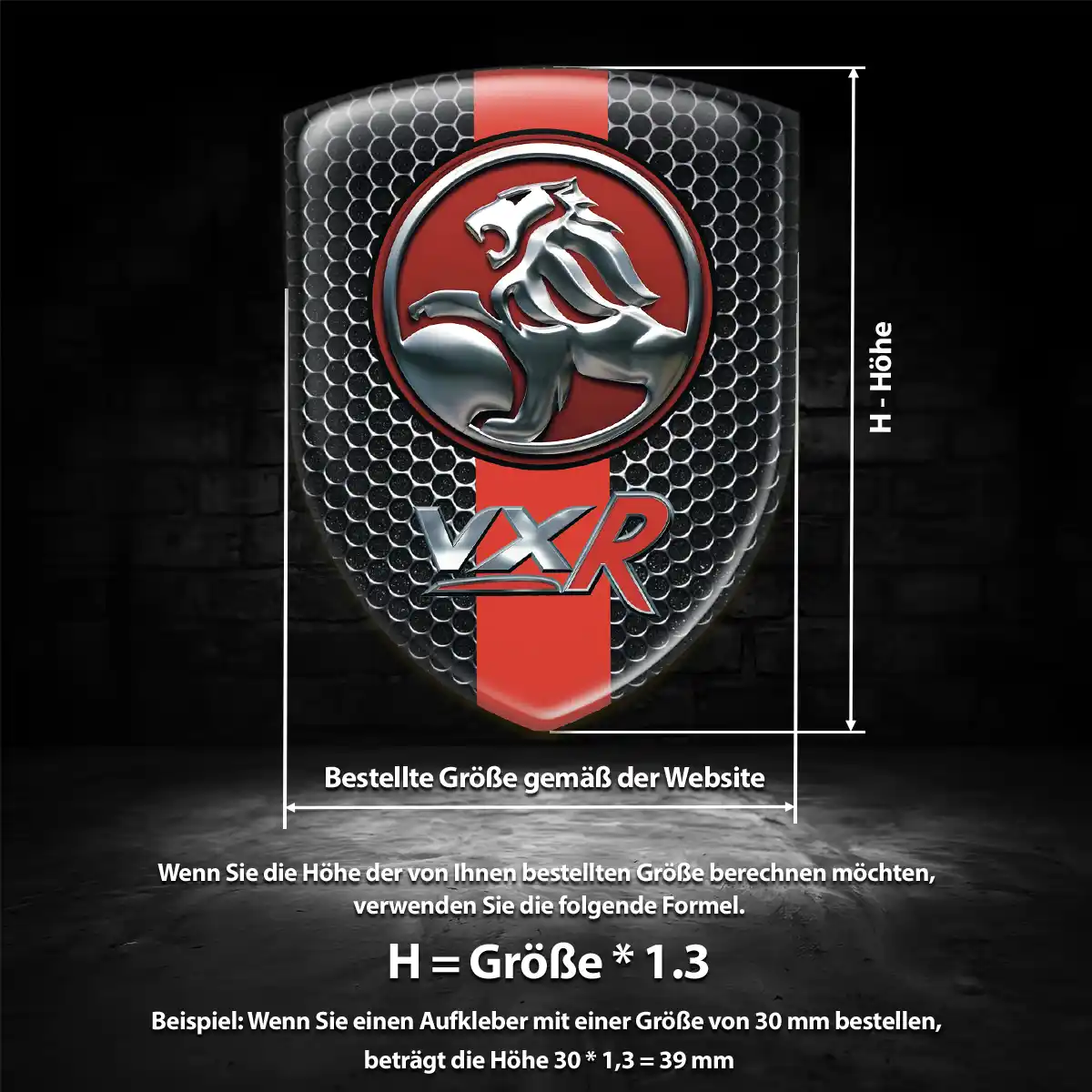 Vauxhall Aufkleber Embleme Silikon Auto Markenedition