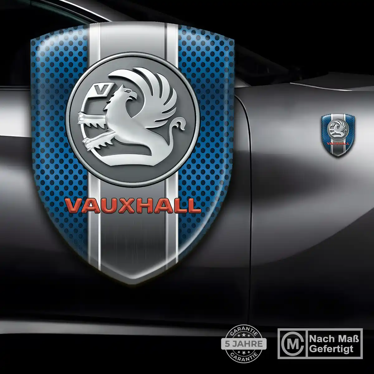 Vauxhall Aufkleber Embleme Silikon Edles Design