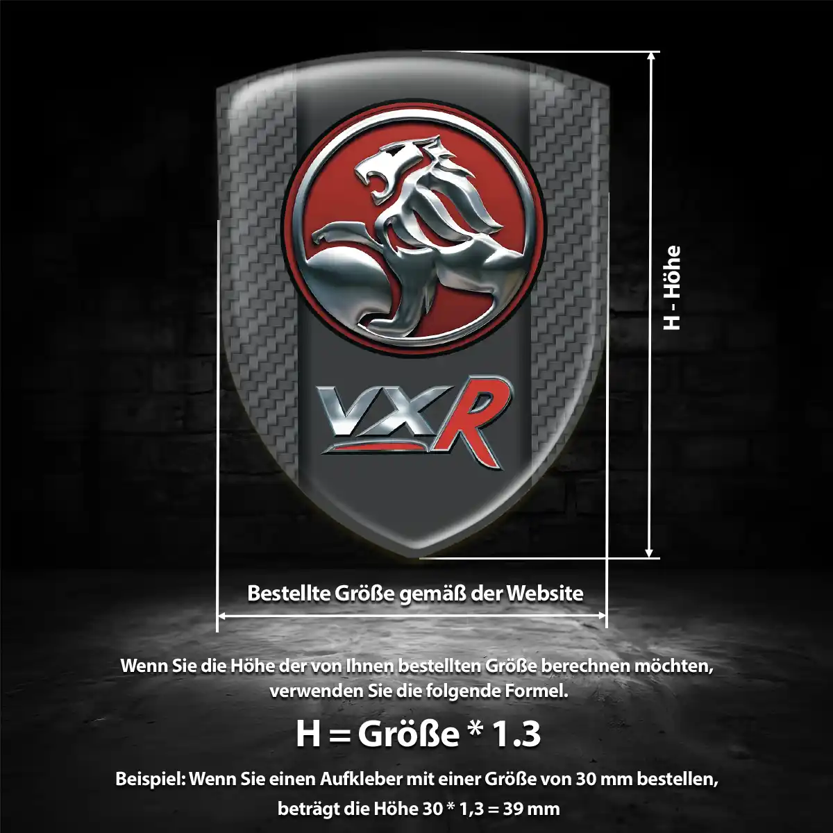 Vauxhall Aufkleber Embleme Silikon Limitierte Auflage