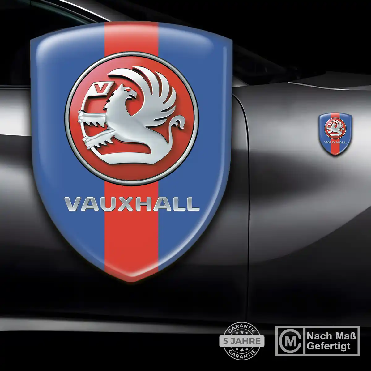 Vauxhall Aufkleber Embleme Silikon Premium-Edition