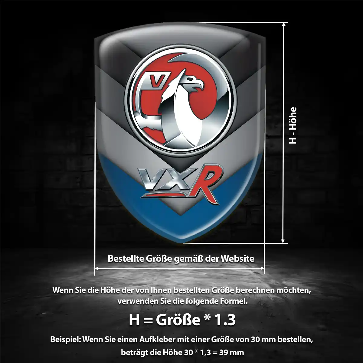 Vauxhall Aufkleber Embleme Silikon Stilvolles Design