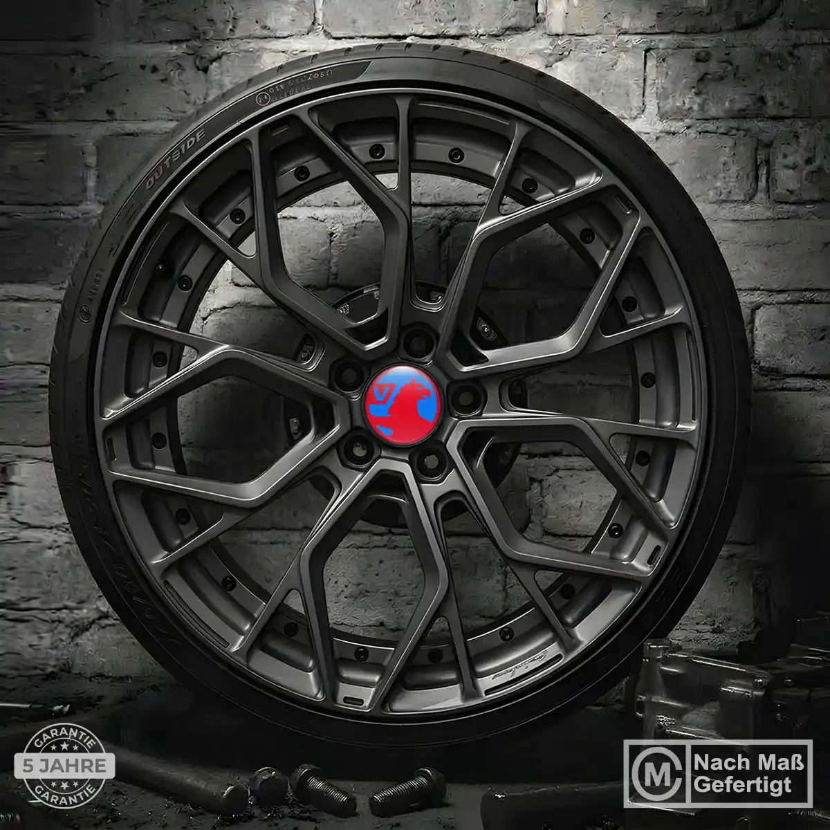 Vauxhall Aufkleber Nabendeckel Premium-Edition