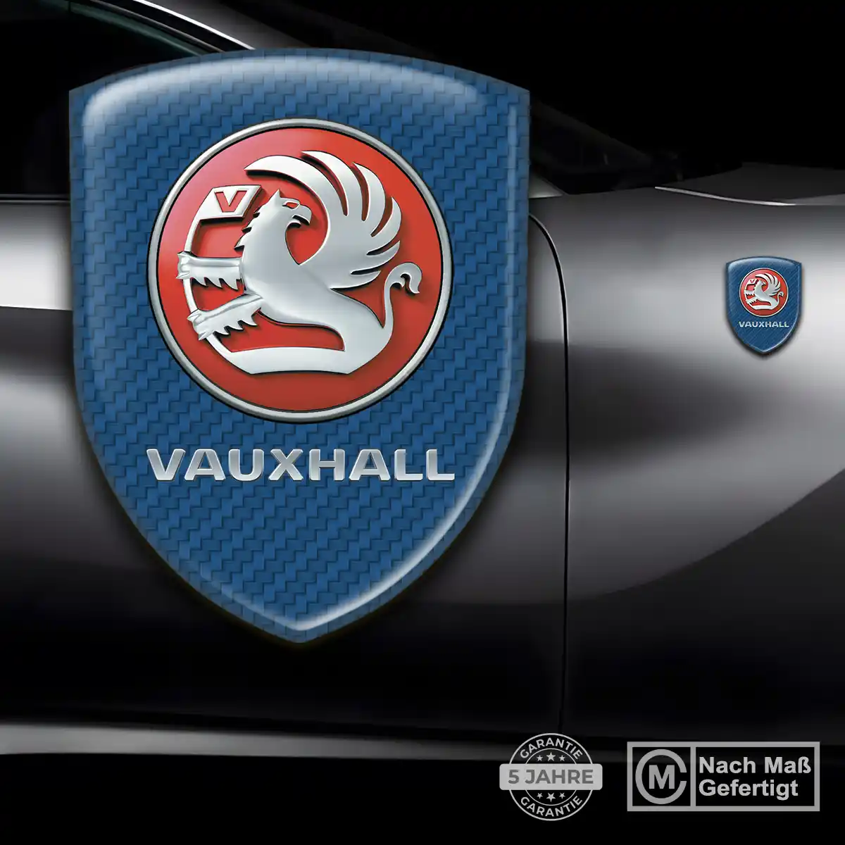 Vauxhall Aufkleber Silikon Embleme Auto Premium-Edition