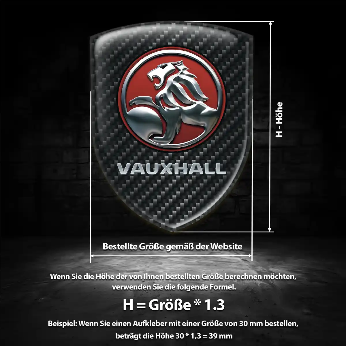 Vauxhall Aufkleber Wappen Auto Interieurdesign