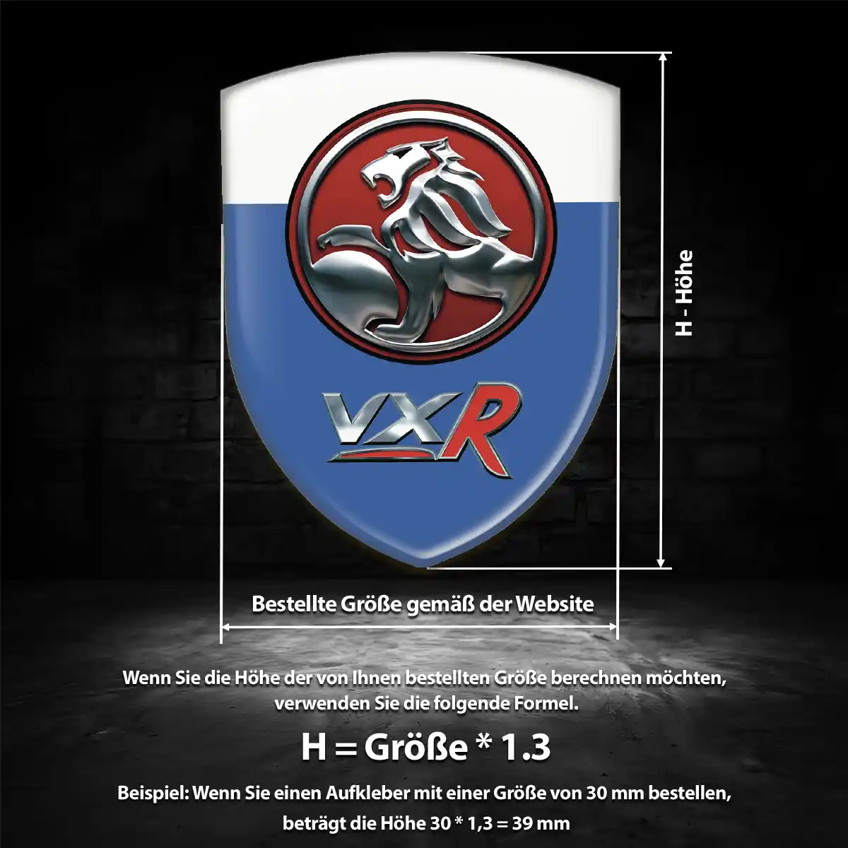 Vauxhall Aufkleber Wappen Emblem Auto Elegantes Design