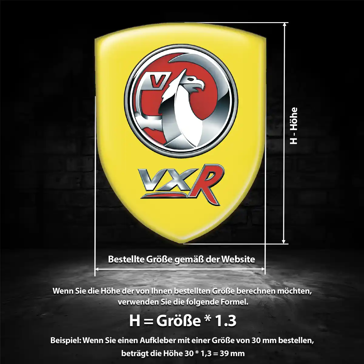 Vauxhall Aufkleber Wappen Emblem Auto Markenedition