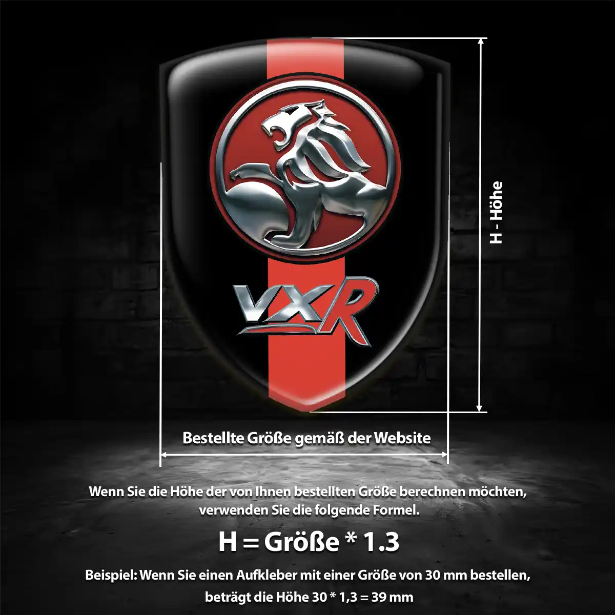 Vauxhall Aufkleber Wappen Emblem Auto Modernes Design