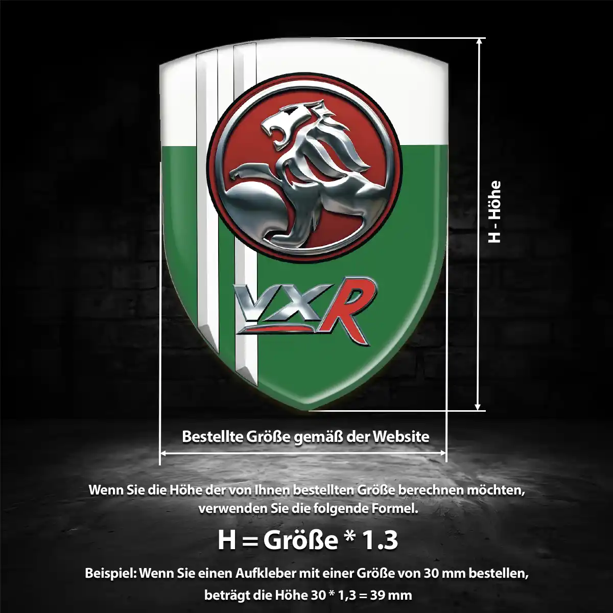 Vauxhall Aufkleber Wappen Emblem Limitierte Auflage
