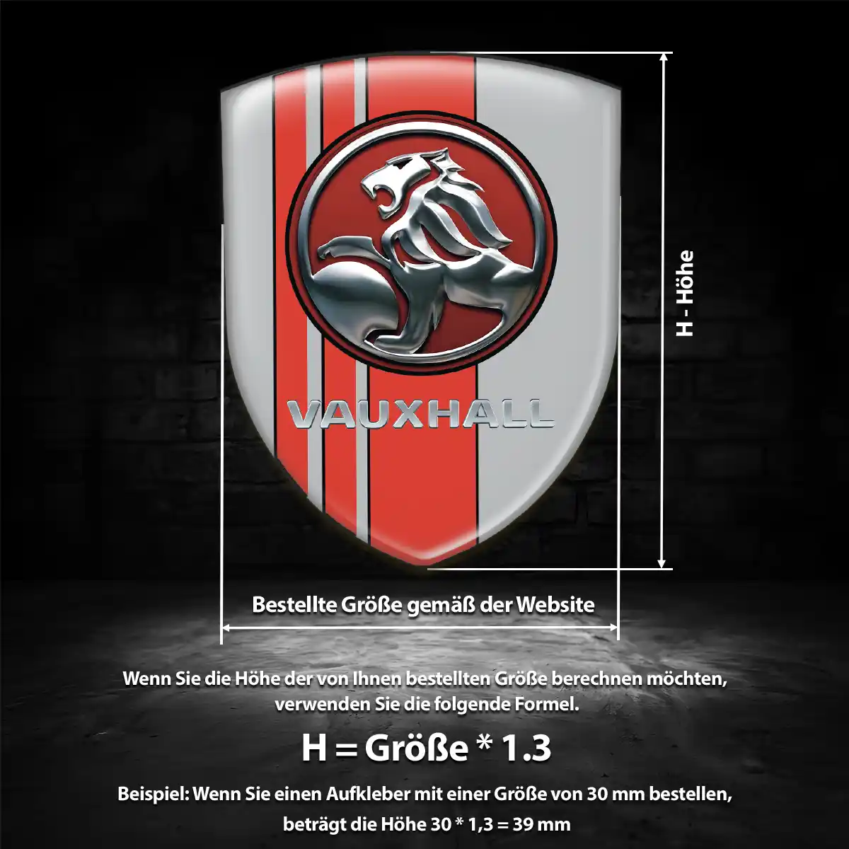 Vauxhall Emblem Aufkleber Auto Anspruchsvolles Design