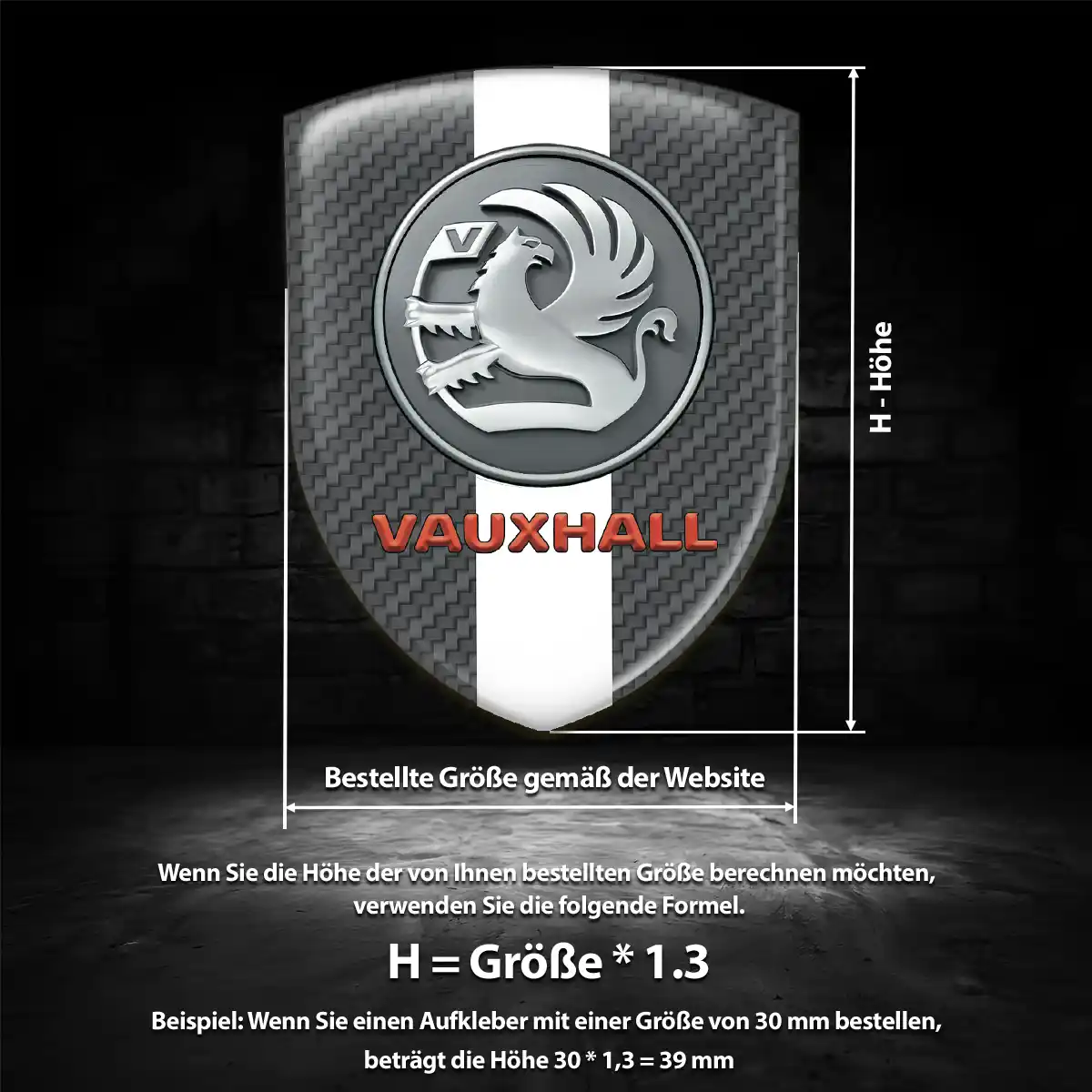 Vauxhall Emblem Aufkleber Auto Elegantes Design