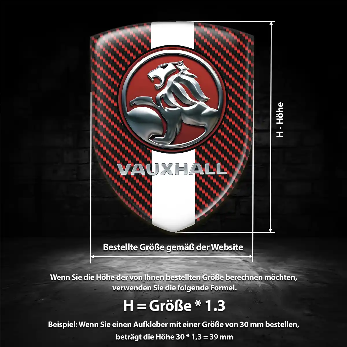 Vauxhall Emblem Aufkleber Auto Exterieurdesign