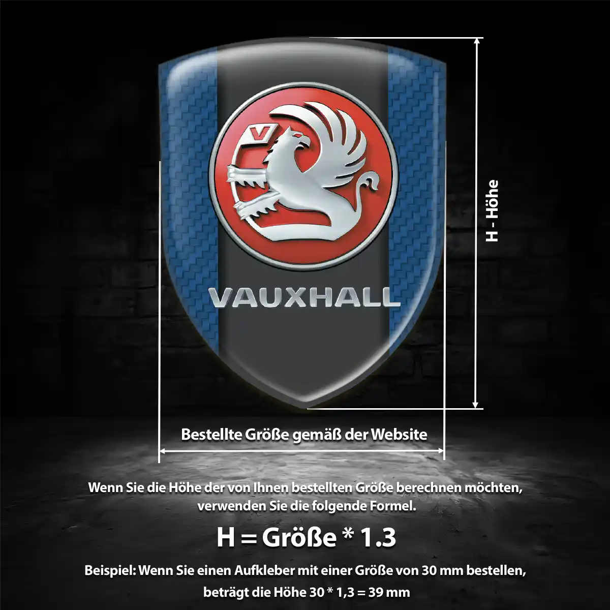 Vauxhall Emblem Aufkleber Auto Markenedition