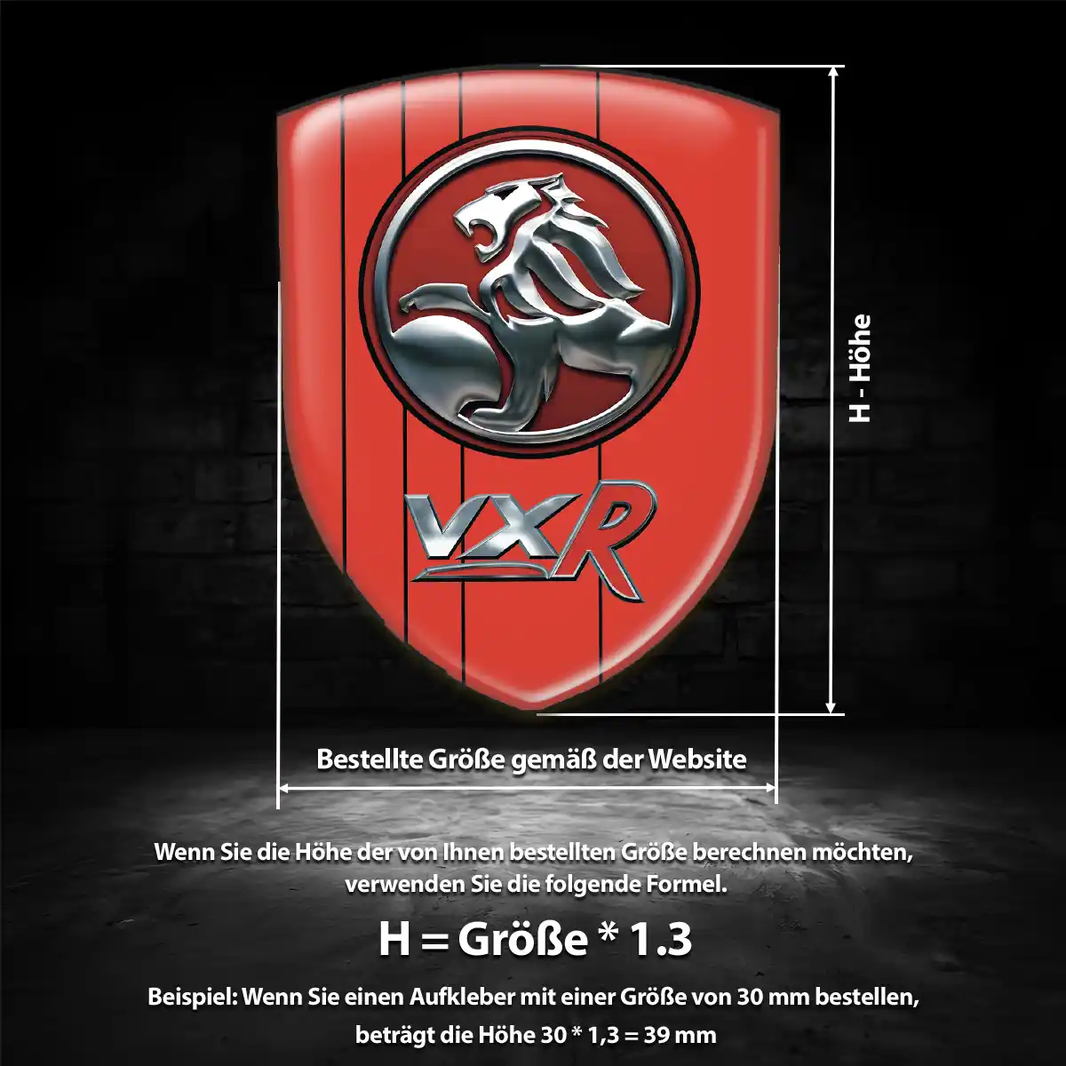 Vauxhall Emblem Aufkleber Hohe Qualität