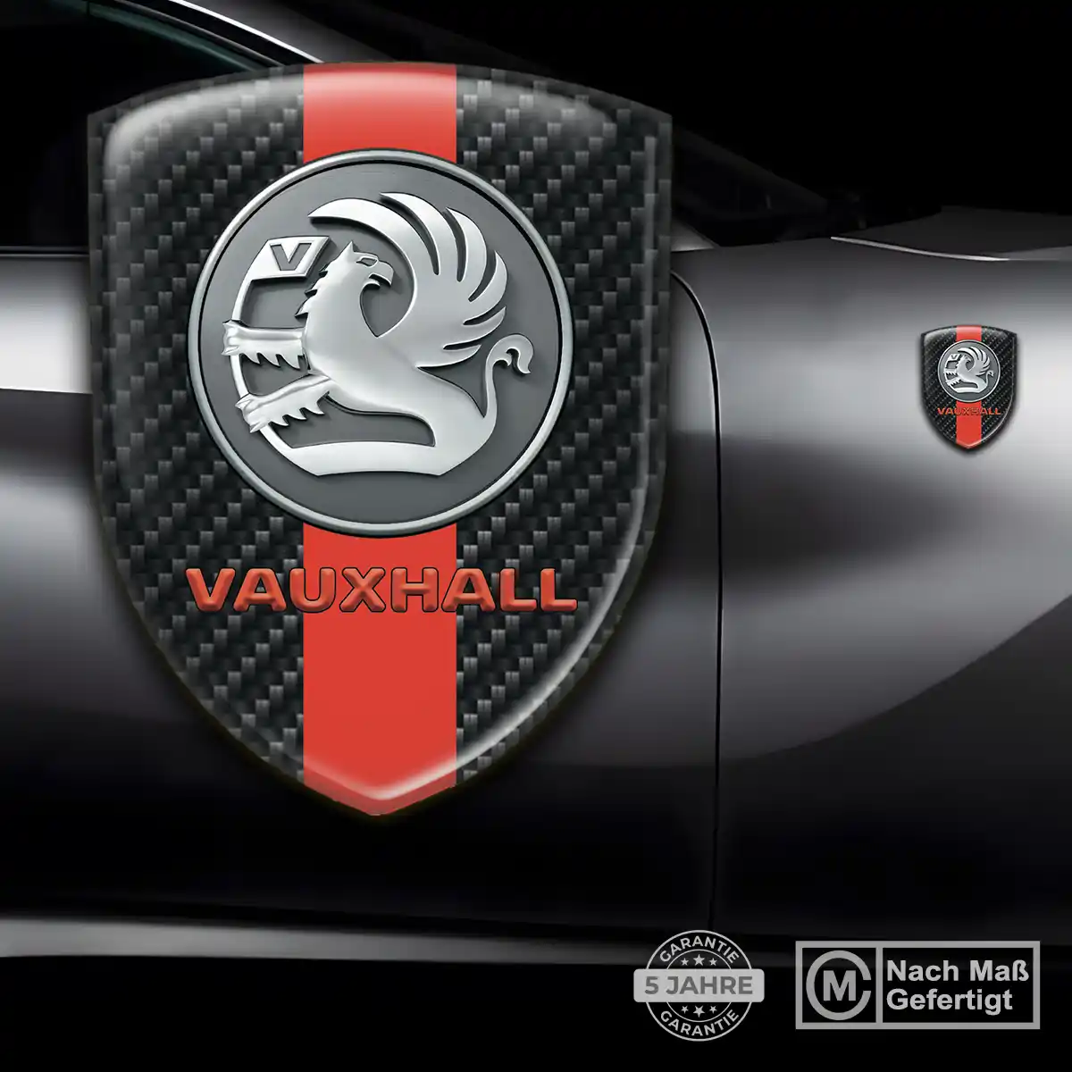 Vauxhall Emblem Aufkleber Tuningfahrzeug