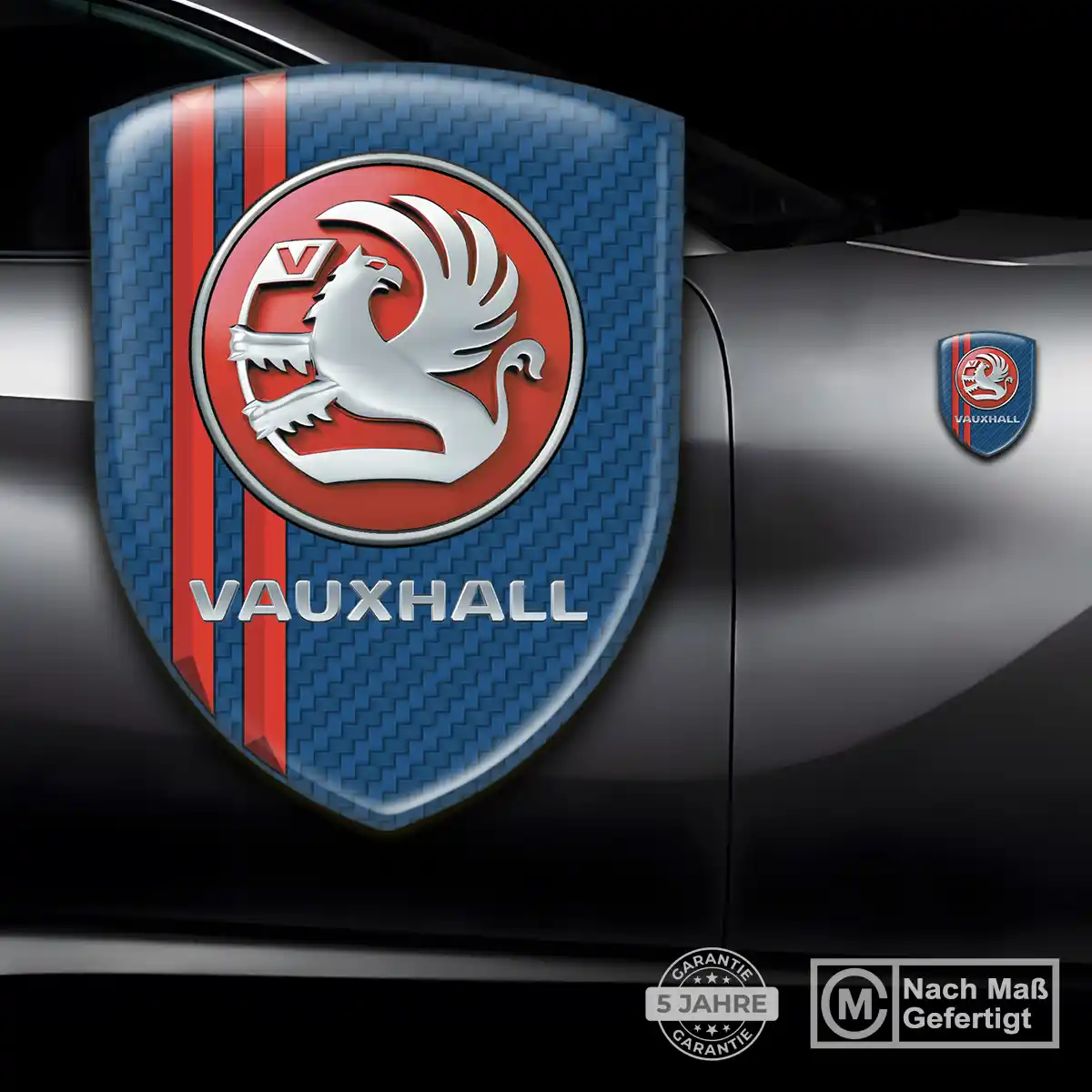 Vauxhall Emblem Aufkleber Wappen Auto Hochwertiges Harz