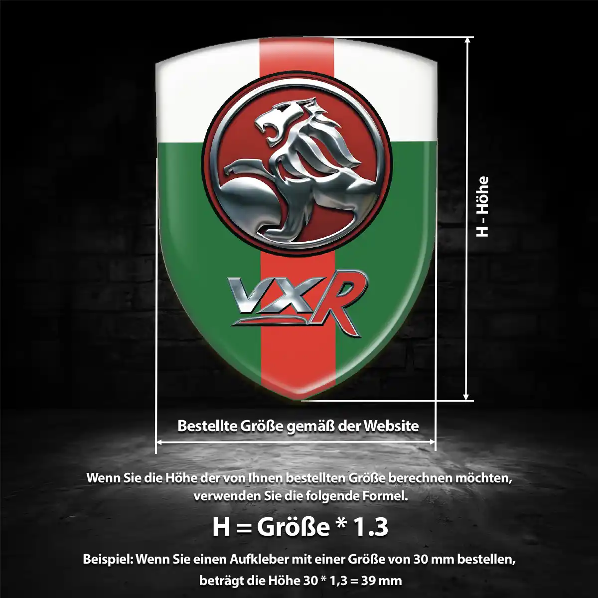 Vauxhall Emblem Aufkleber Wappen Auto Limitierte Auflage