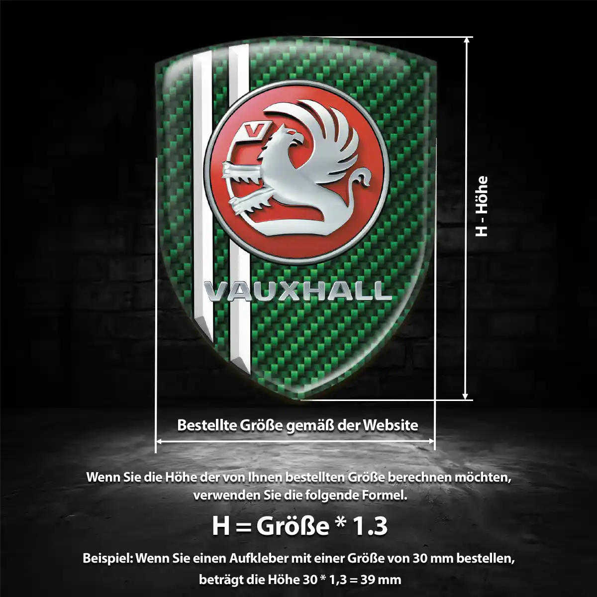 Vauxhall Emblem Aufkleber Wappen Auto Stilvolles Design