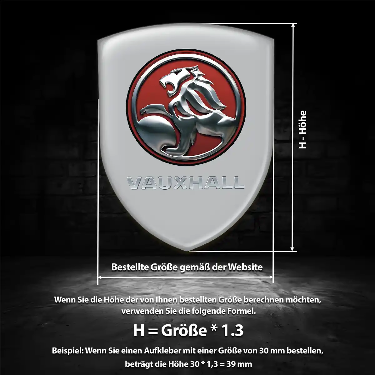 Vauxhall Emblem Auto Ausdrucksstarkes Design