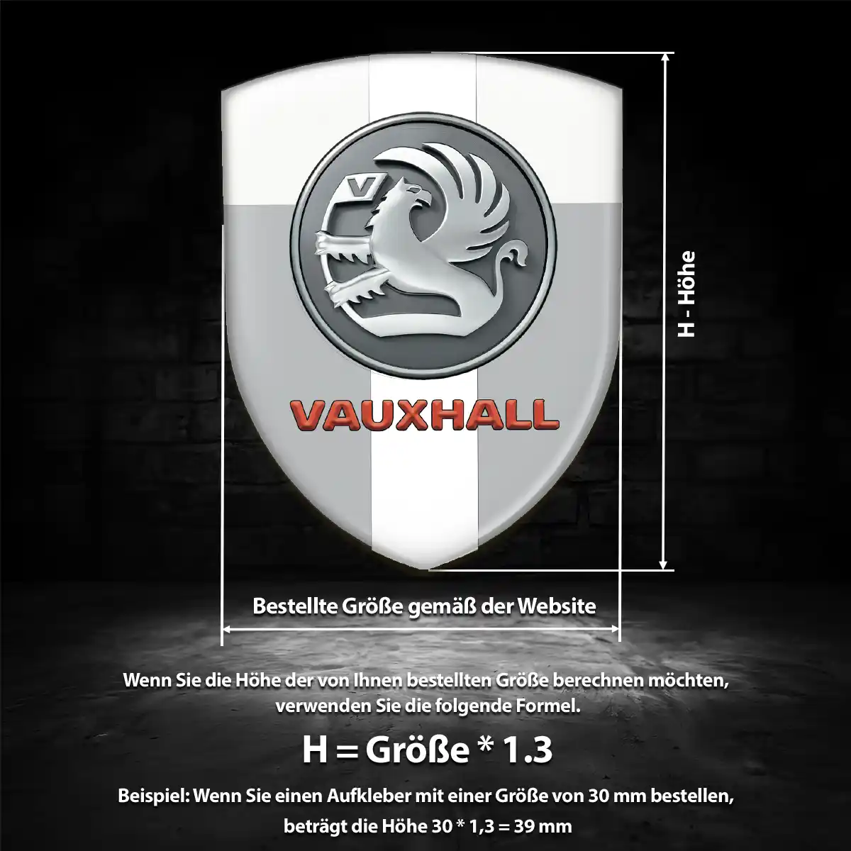 Vauxhall Emblem Auto Edles Design