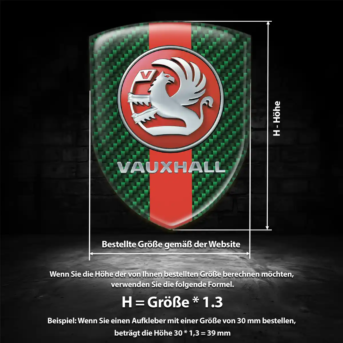 Vauxhall Emblem Auto Hochwertiges Harz