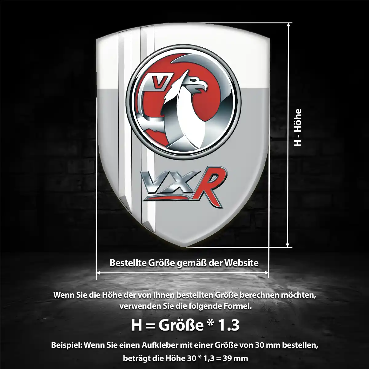 Vauxhall Emblem Auto Limitierte Auflage