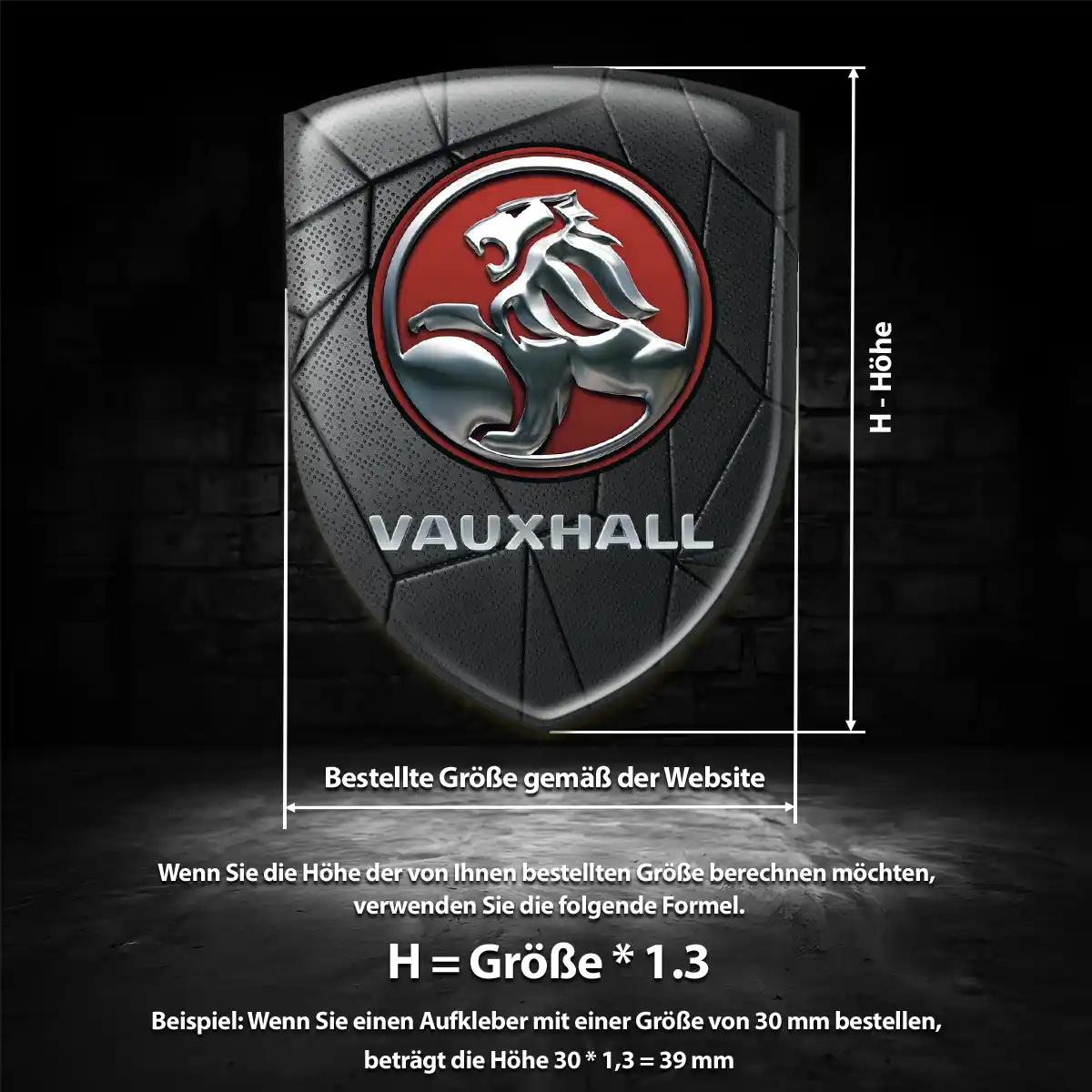 Vauxhall Emblem Auto Premiumqualität