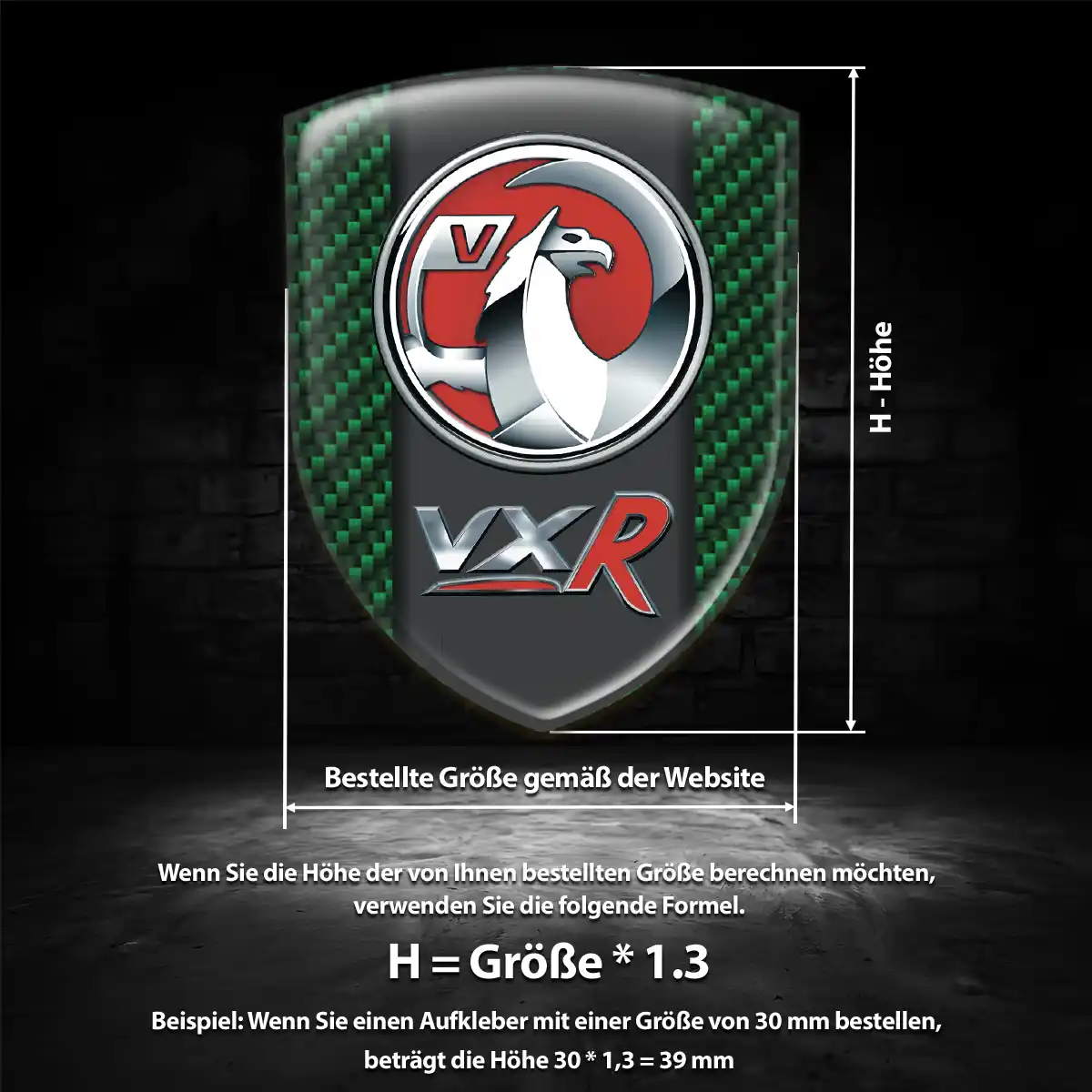 Vauxhall Emblem Auto Tuningfahrzeug