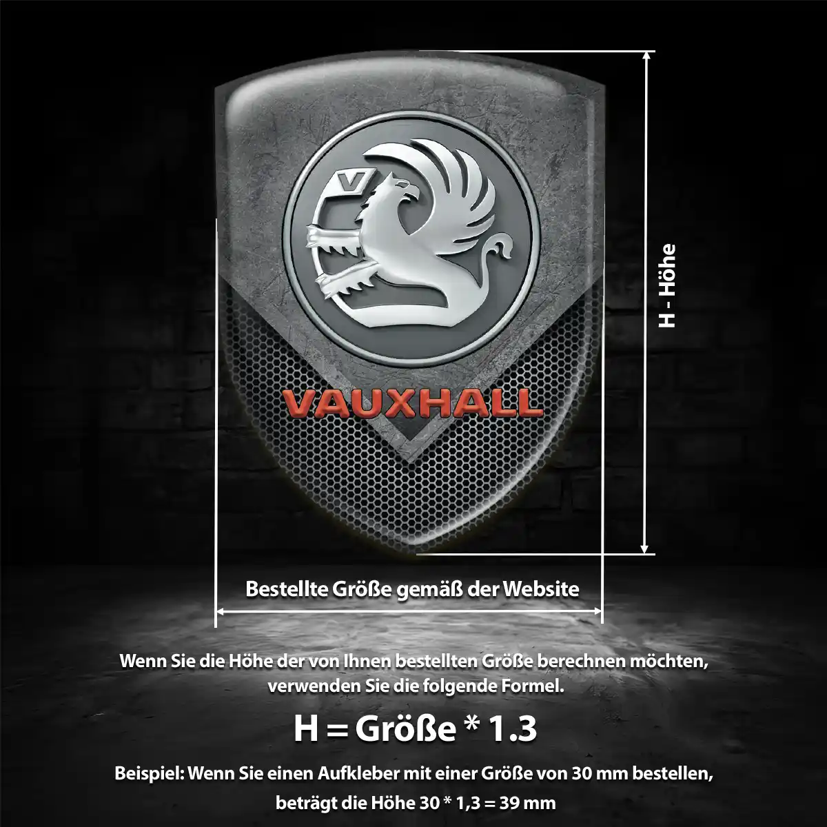 Vauxhall Emblem Elegantes Design