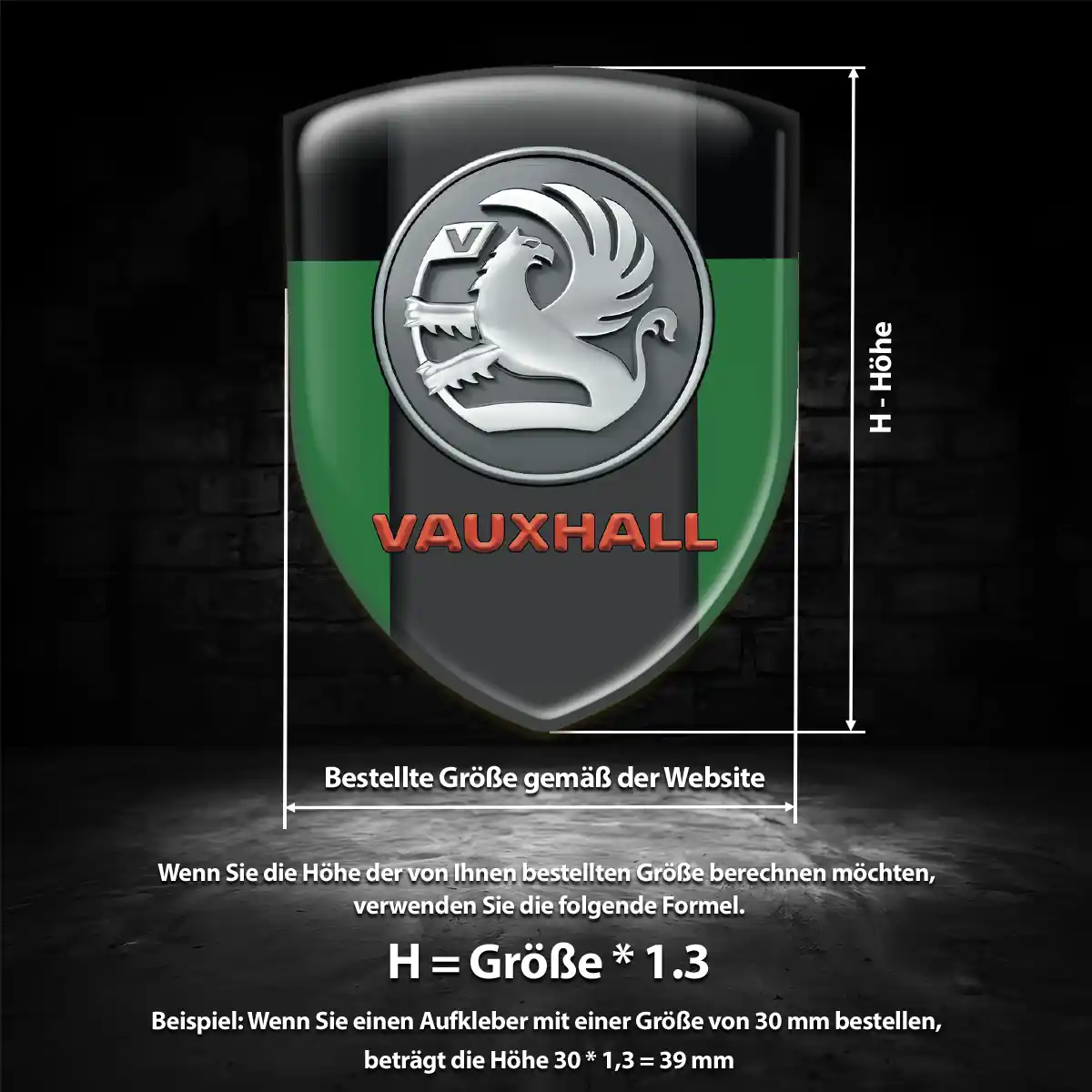 Vauxhall Emblem Limitierte Auflage