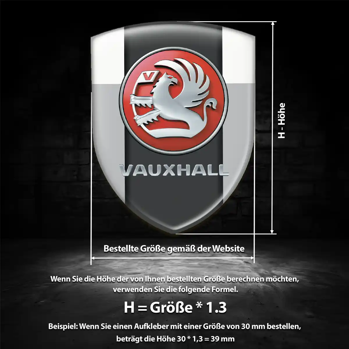Vauxhall Emblem Modernes Design