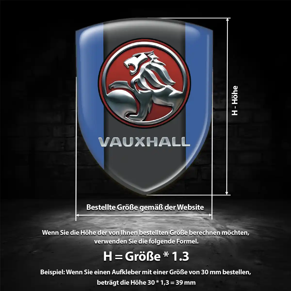 Vauxhall Emblem Premiumqualität