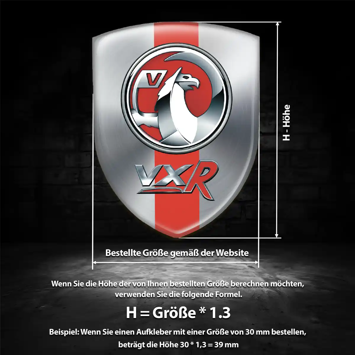 Vauxhall Emblem Wappen Aufkleber Auto Exterieurdesign