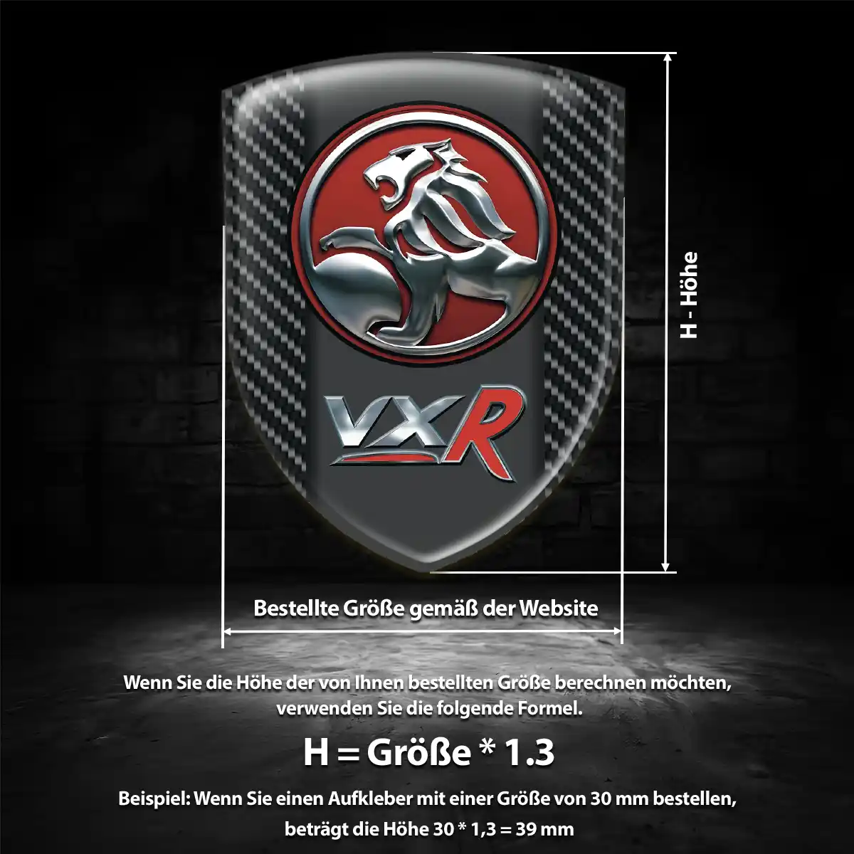 Vauxhall Emblem Wappen Aufkleber Auto Modernes Design