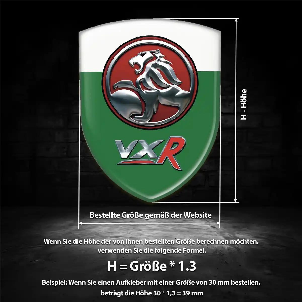 Vauxhall Emblem Wappen Aufkleber Auto Premiumqualität