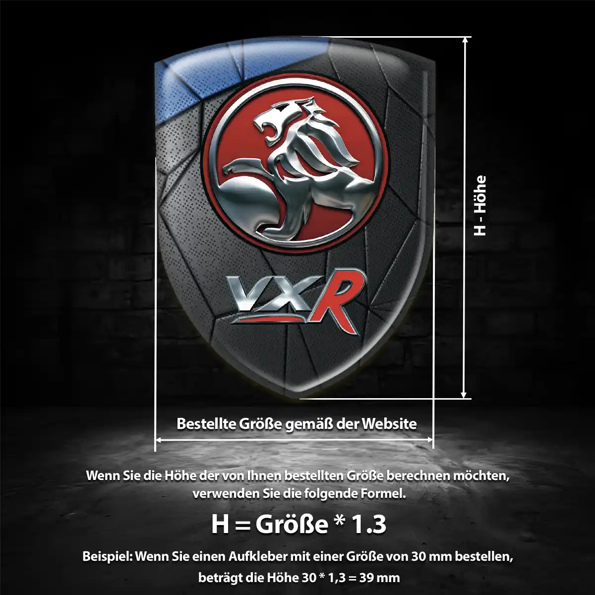 Vauxhall Emblem Wappen Ausdrucksstarkes Design