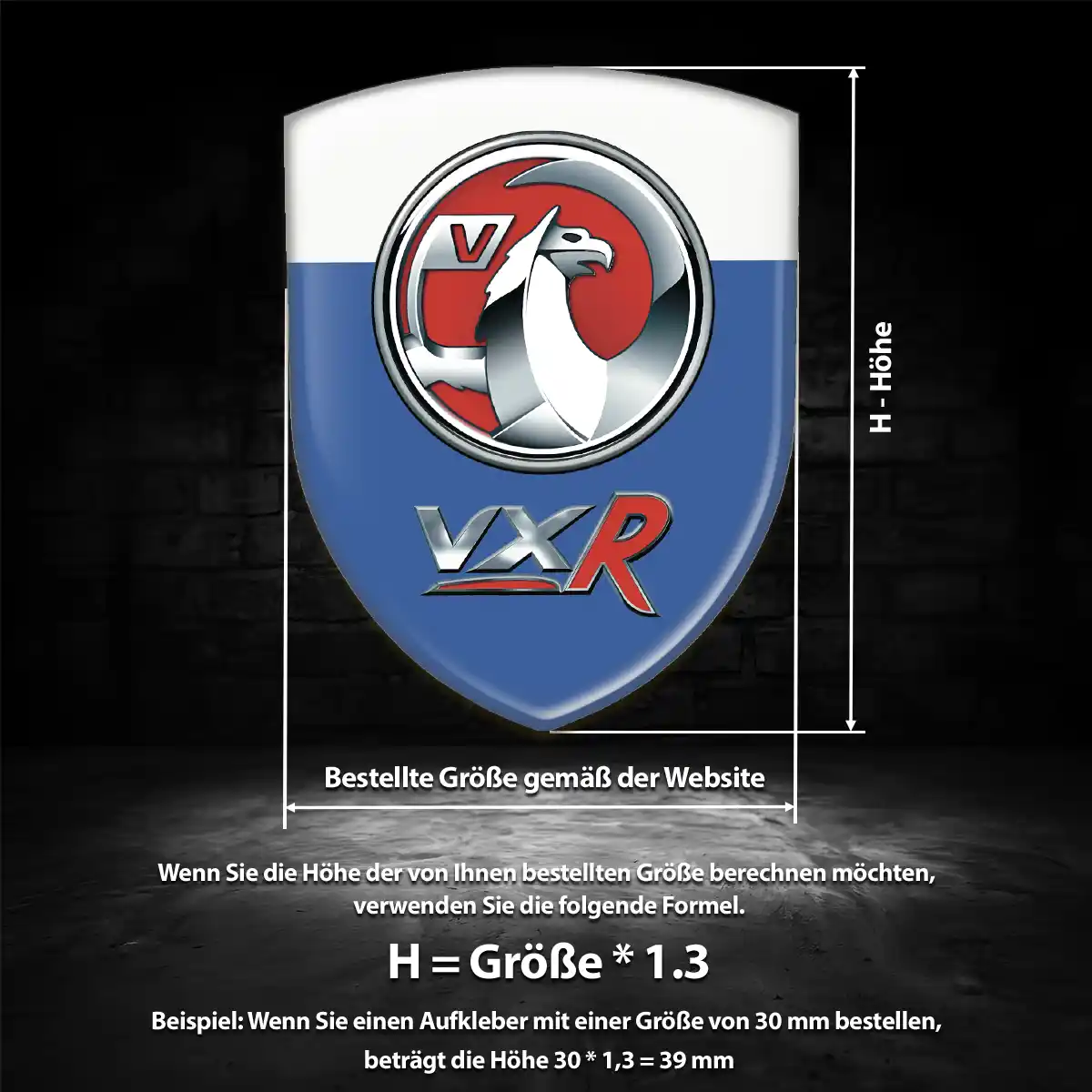 Vauxhall Emblem Wappen Auto Luxus-Edition