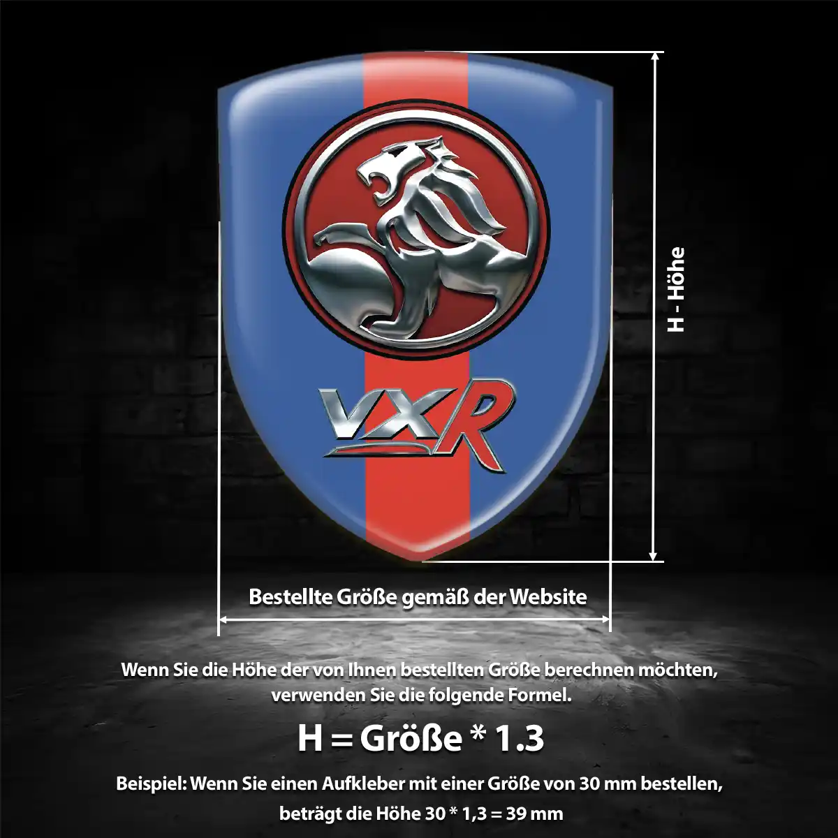 Vauxhall Emblem Wappen Auto Premium-Edition