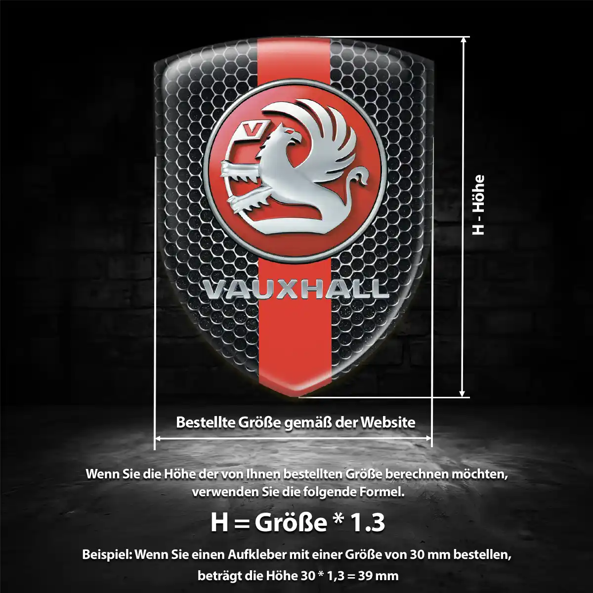 Vauxhall Emblem Wappen Auto Stilvolles Design
