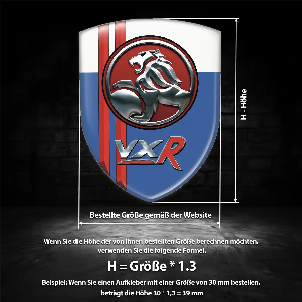 Vauxhall Emblem Wappen Erstklassige Qualität