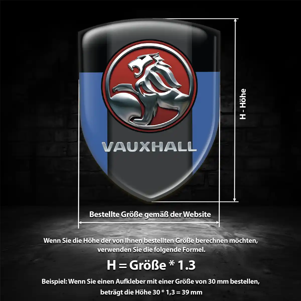 Vauxhall Emblem Wappen Stilvolles Design