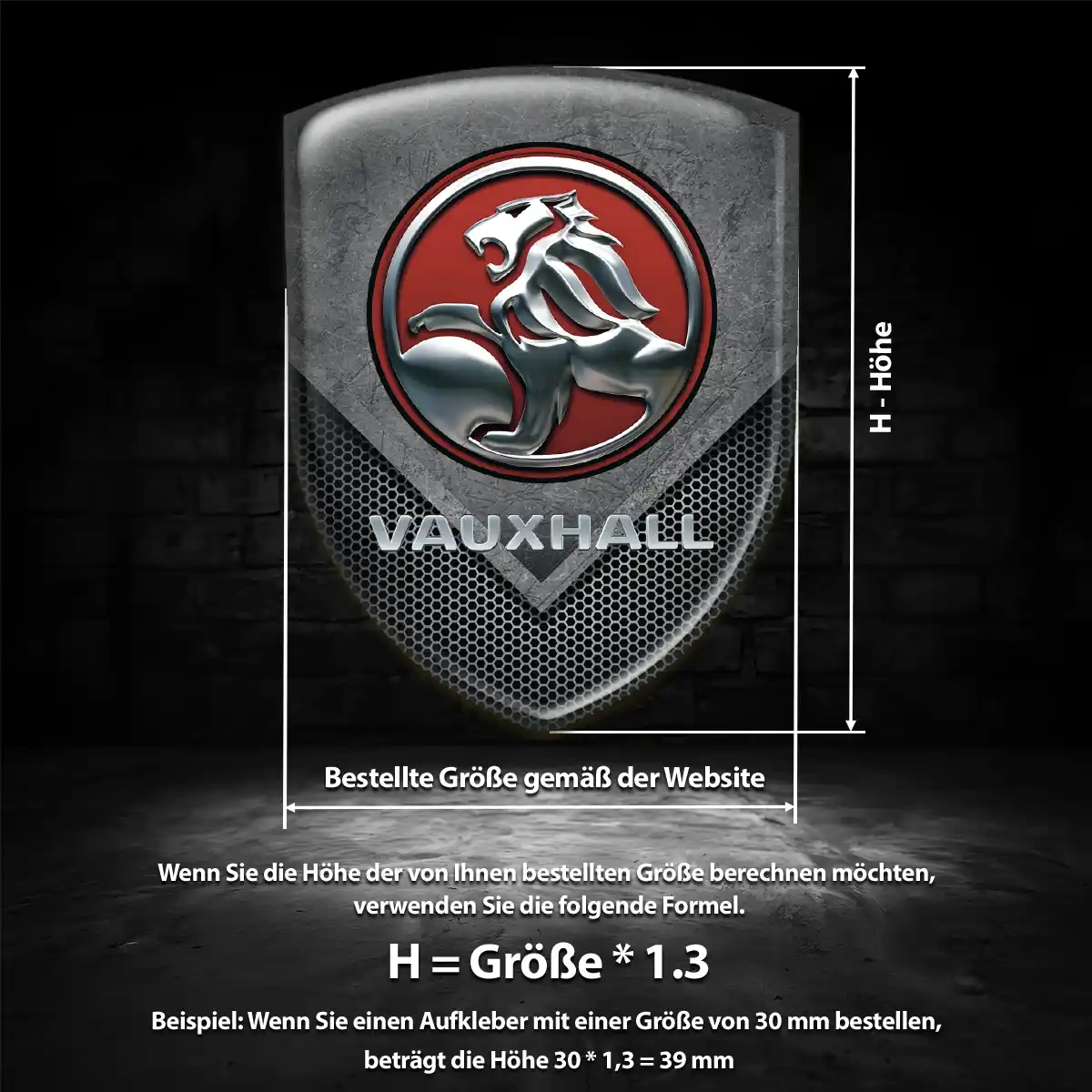 Vauxhall Embleme Auto Edles Design