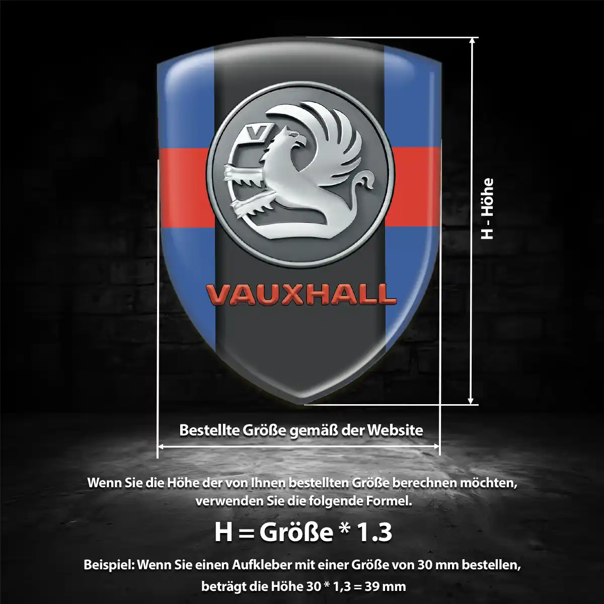 Vauxhall Embleme Auto Limitierte Auflage