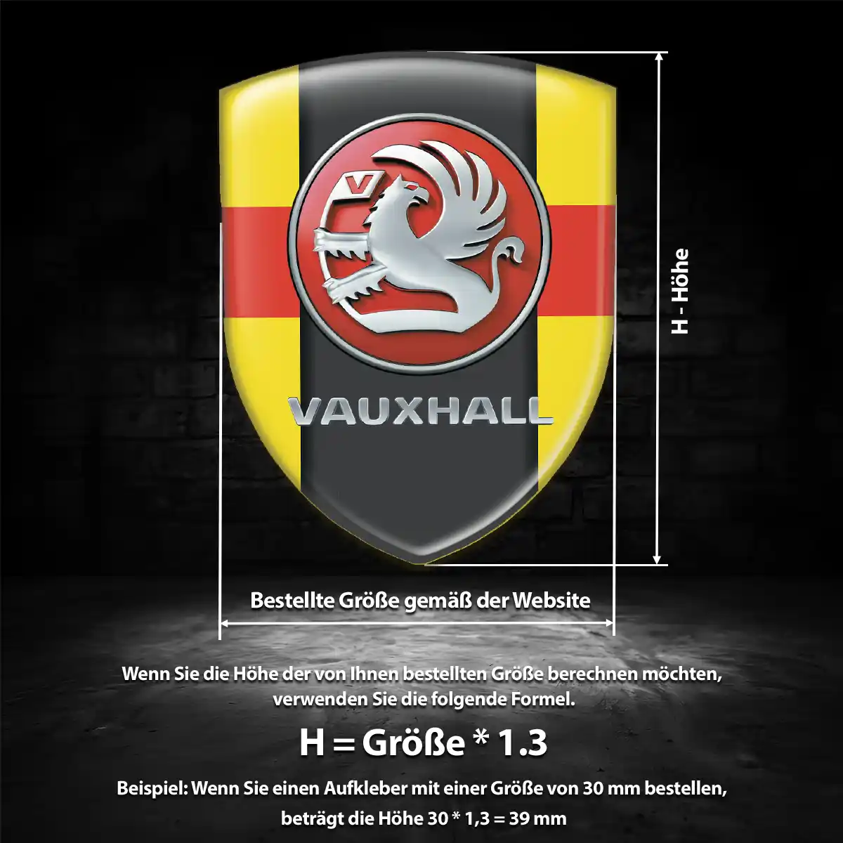 Vauxhall Embleme Auto Luxus-Edition