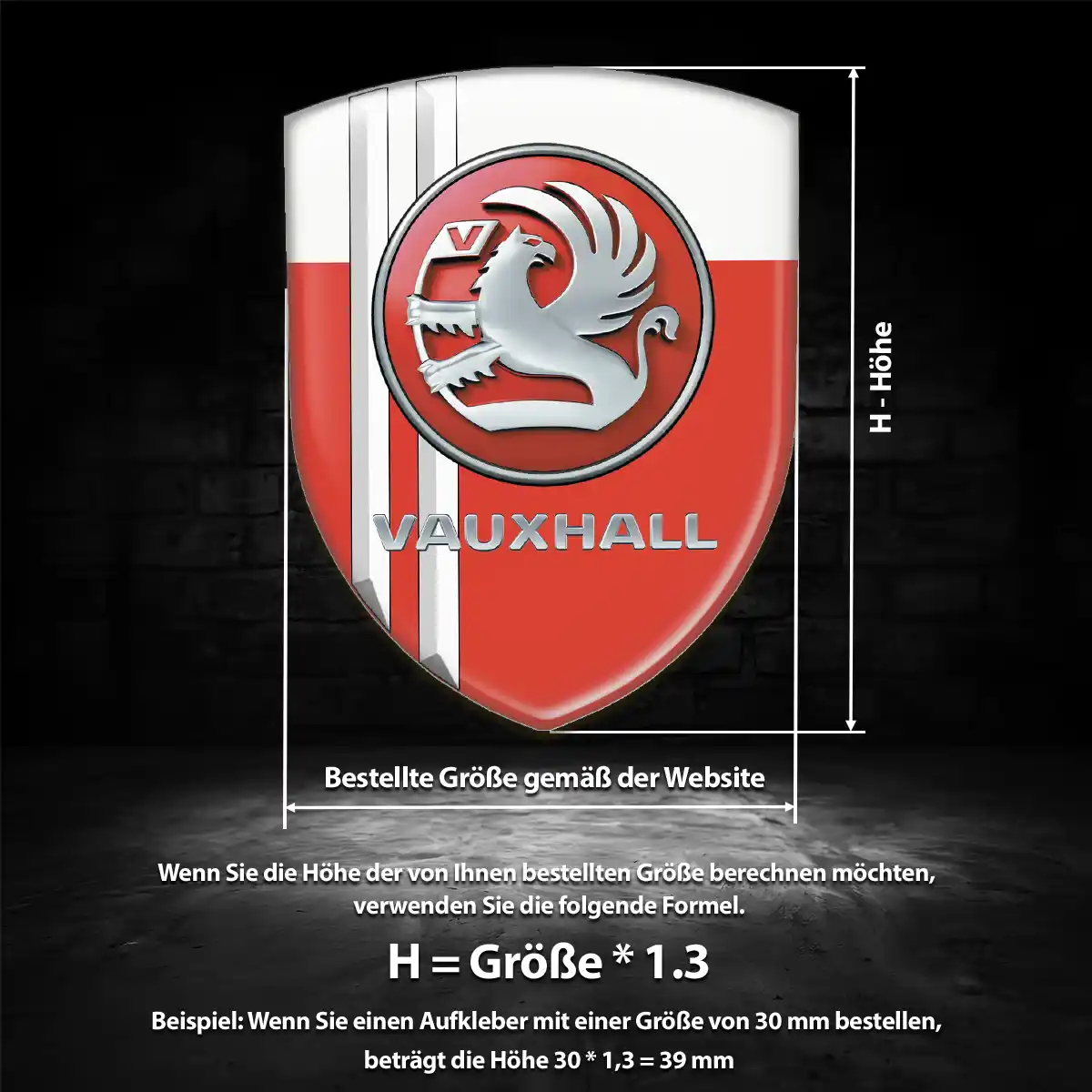 Vauxhall Embleme Auto Stilvolles Design