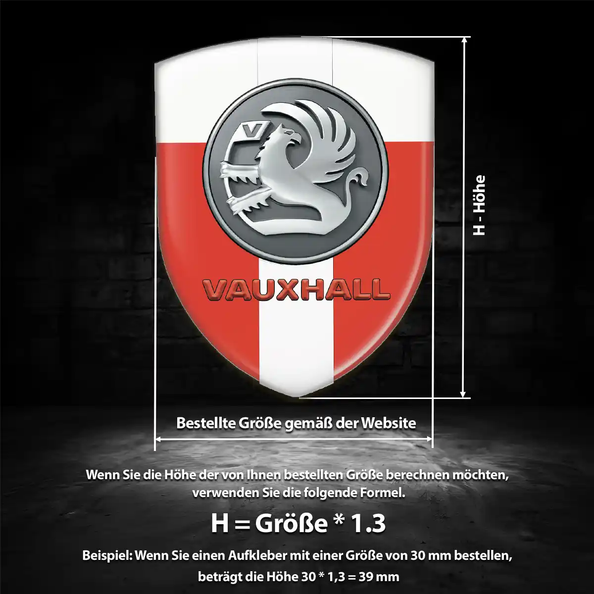 Vauxhall Embleme Auto Tuningfahrzeug