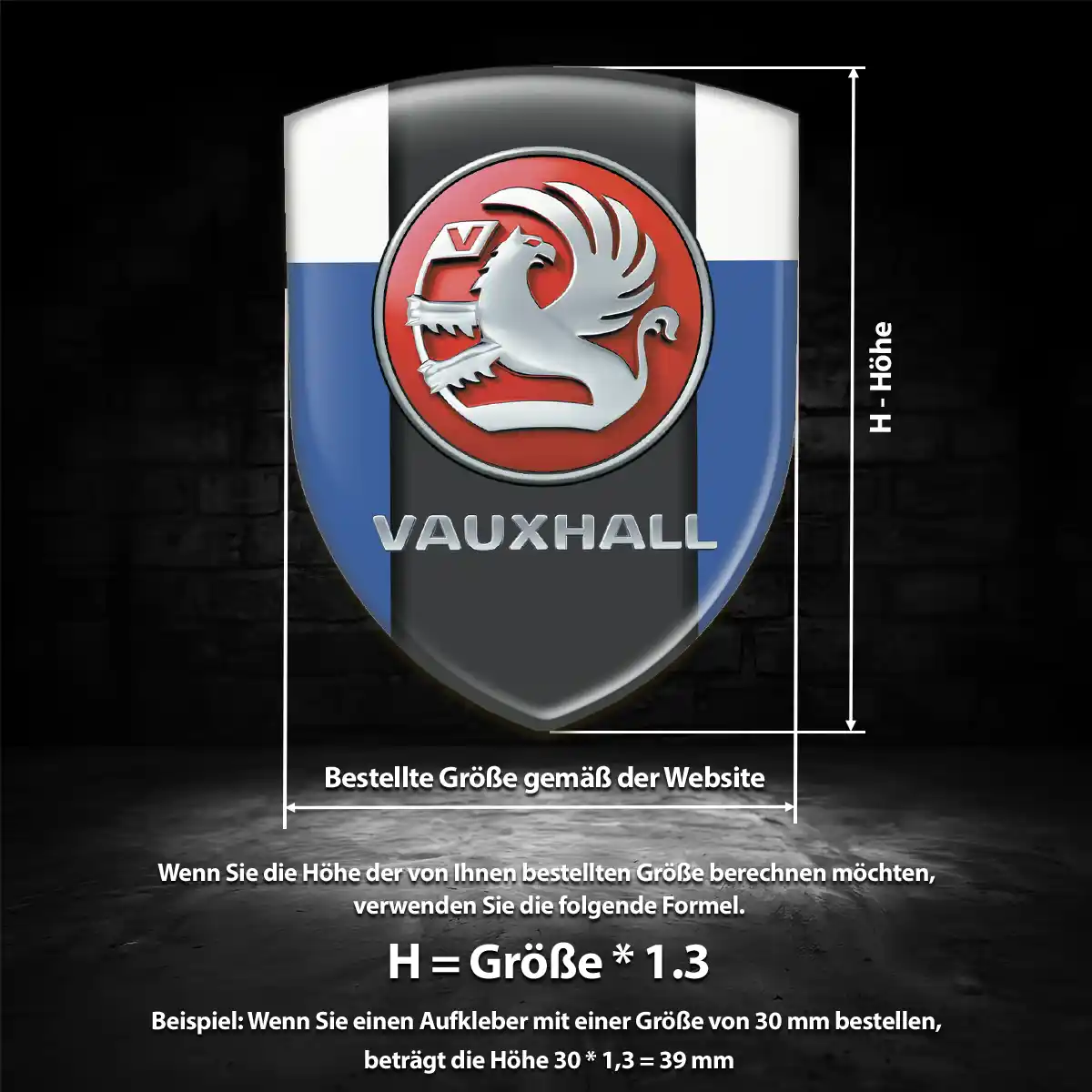 Vauxhall Embleme Edles Design