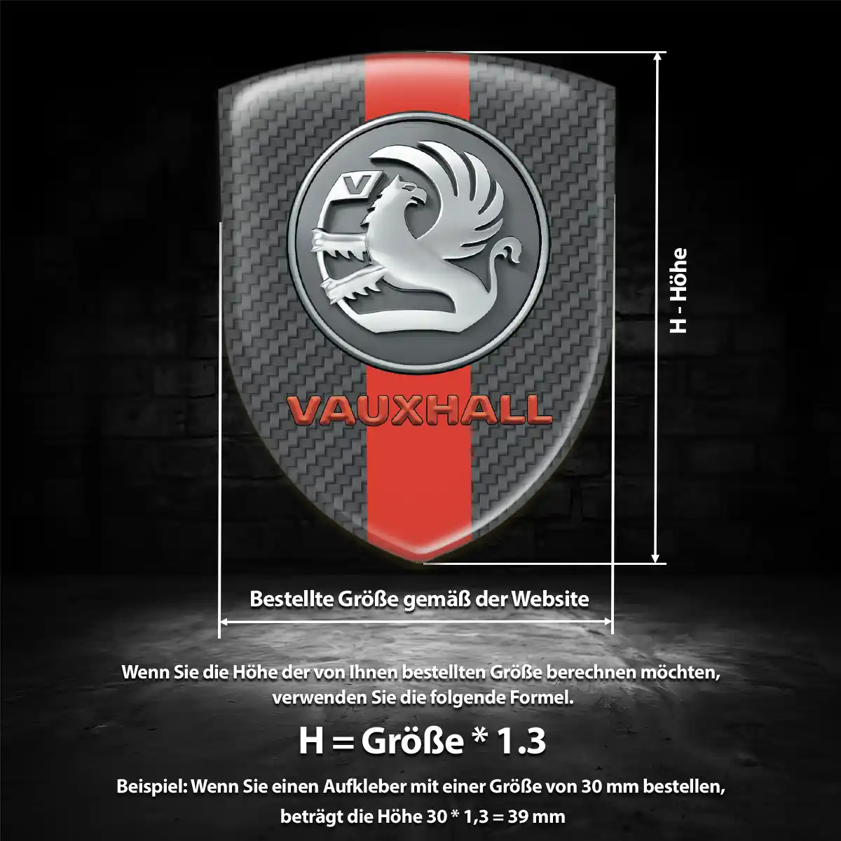 Vauxhall Embleme Erstklassige Qualität